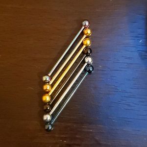 Set of 6 Industrial Bars
